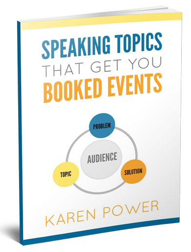 Speaking Topics That Get You Booked Events